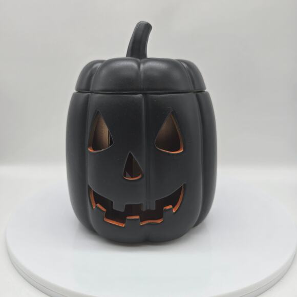 Scentsy Other - Scentsy Jack Wax Warmer Jack-O-Lantern Black Retired Halloween Full Size w/Box